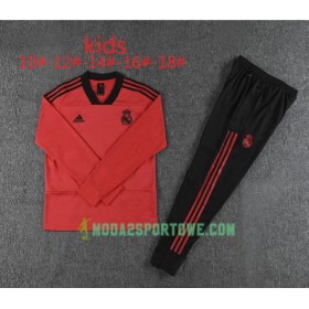 Real Madryt Dziecięcy Komplet Bluzy Treningowe Czerwony 2018/19